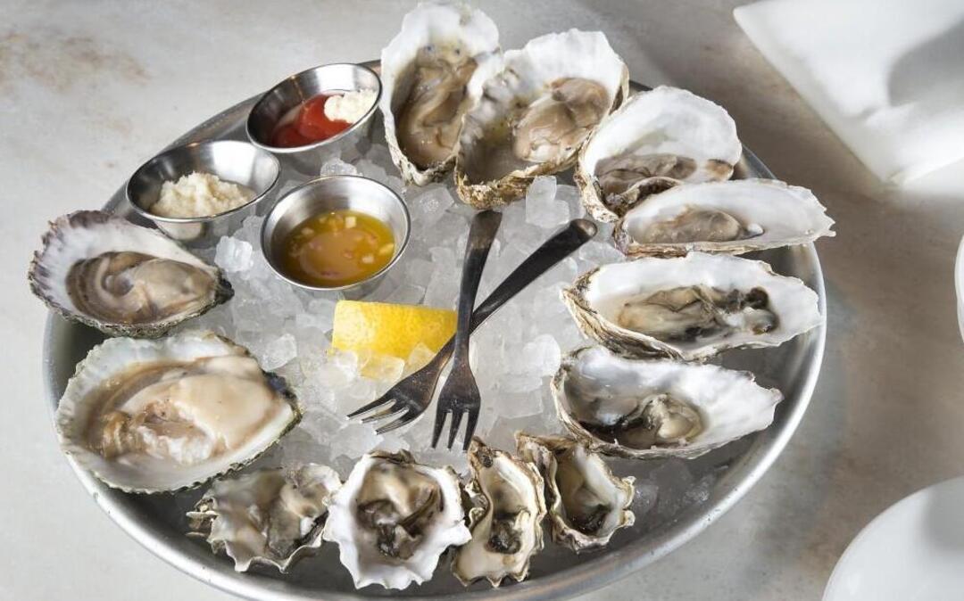 Oysters are the most sustainable seafood and because they act as the ocean’s filter, they have varied profiles based on the geography in which they are grown. Buy them by the dozen and taste their varied “merrior.”
