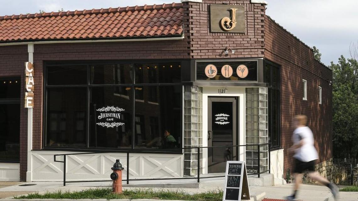 Journeyman Cafe, 1121 W. 47th St. in Kansas City, Mo., is in the remodeled location of a former yarn shop.