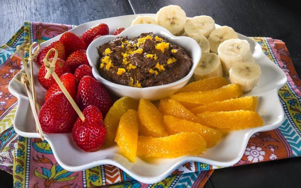 
Chocolate Hummus.
