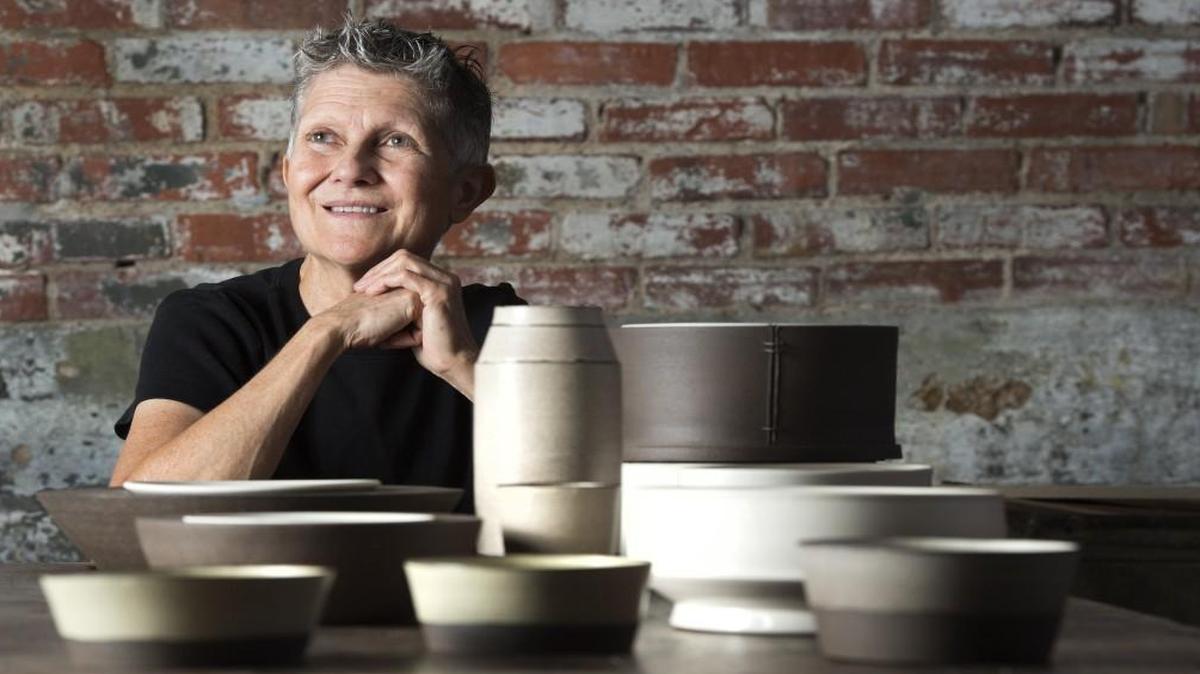 Ceramic artist Tara Dawley creates elegantly simple serving pieces that are perfect for showcasing food.