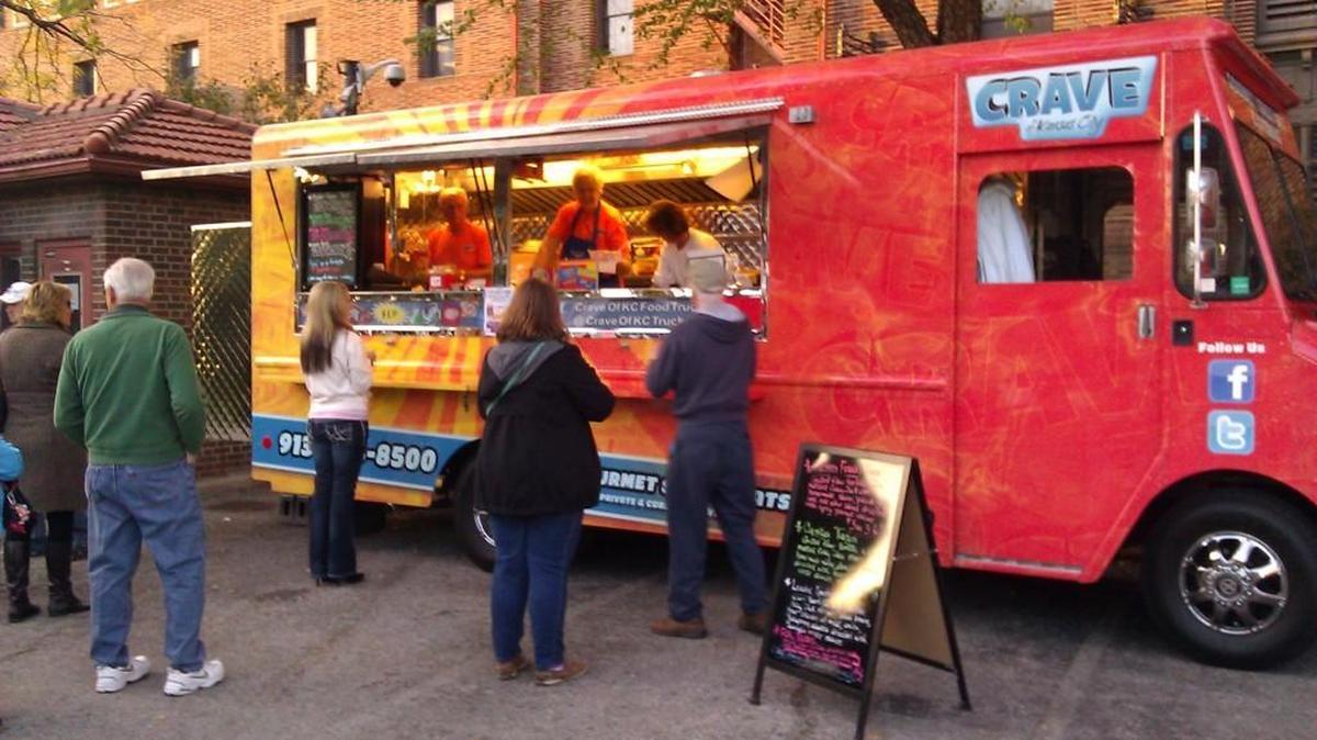The Crave KC food truck is a regular sight around town. “We have so much business now we could run two Crave trucks a week,” co-owner Chris Ireland says.