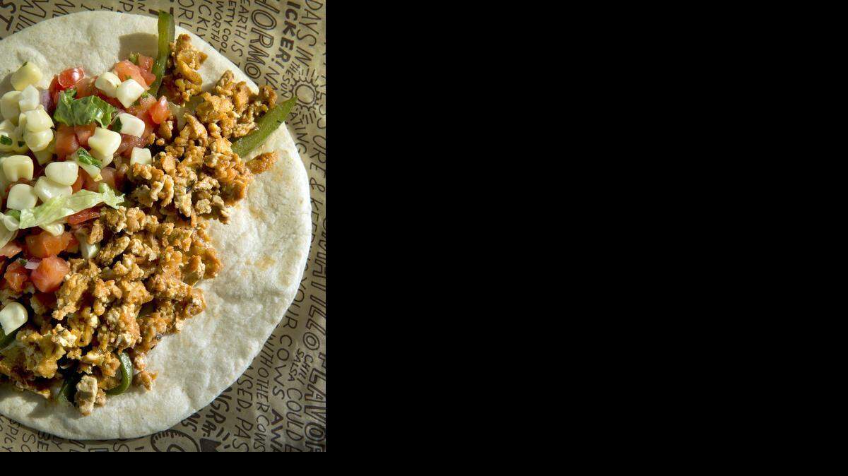
Chipotle restaurants in Kansas City are now offering sofritas, a shredded organic tofu that is cooked with chilies and spices. The mixture, which can be used in burritos or tacos, is made with GMO-free tofu.


