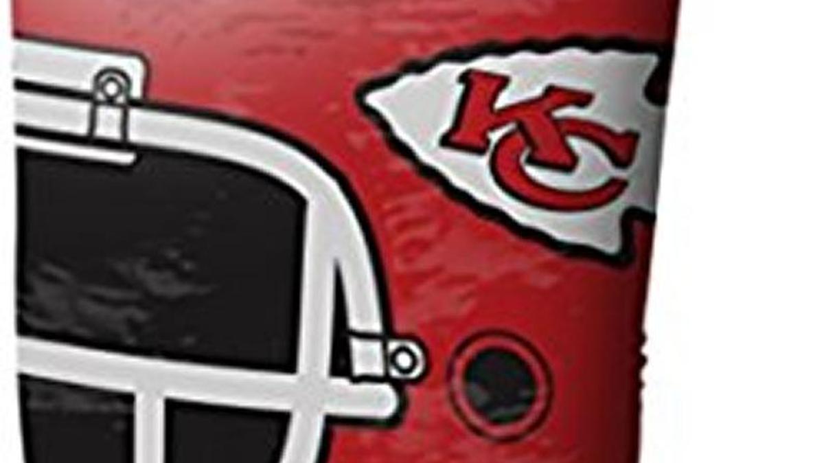 Hey, Chiefs fans: Get a 57-gallon leaf bag for $5.99 each at fanfesto.com. The giant plastic lawn bags from Sporticulture look like team helmets when they’re stuffed full of leaves.