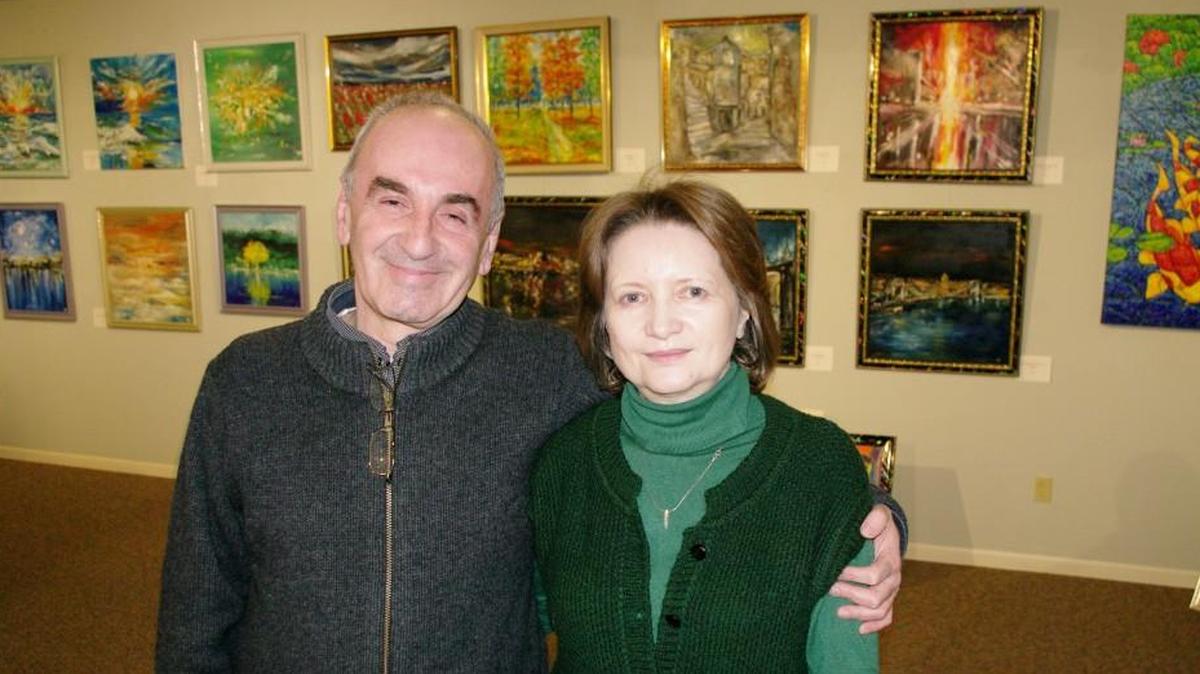 Efim and Irina Fourman opened the Art4U gallery in downtown Parkville in March 2017. They feature primarily Ukrainian artists, but also local artists willing to donate a portion from every sale to help people suffering from the conflict in Ukraine.