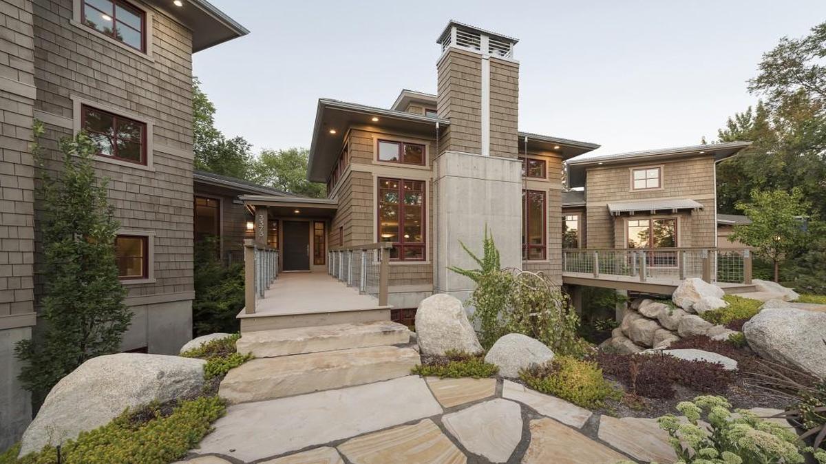 Three generations of the McConkie family live in this new-construction home in Millcreek, Utah. There are two distinct entrances to this house: one for the grandparents and one for parents.