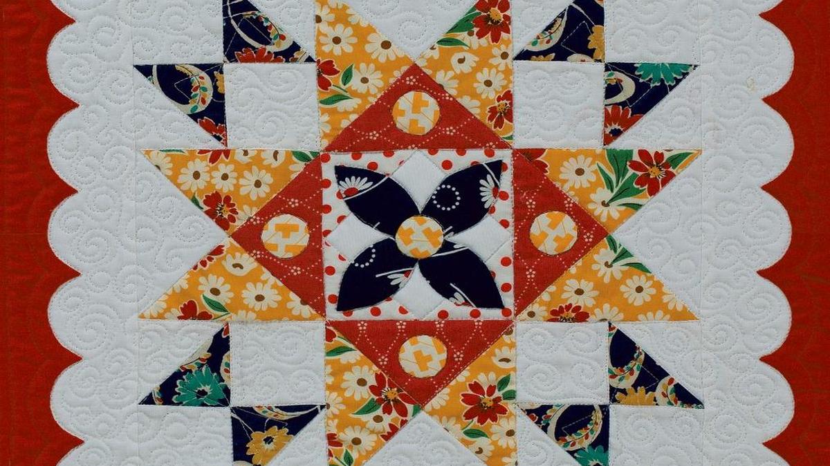 
The Kansas City Star 2015 quilt Block 9, “Fancy Farm Girl”
