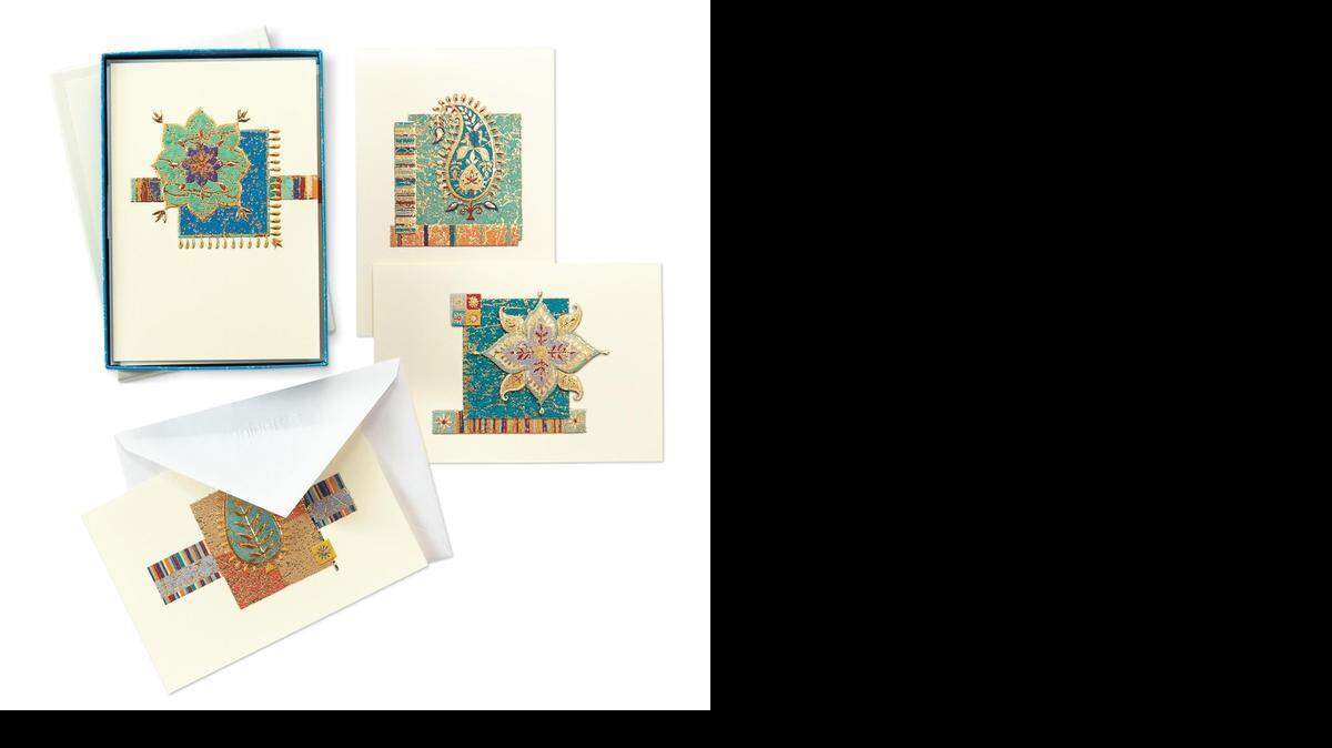 
The purchase of Indian Textures cards ($12 for a box of 12) will help UNICEF provide four doses of polio vaccine for a child.
