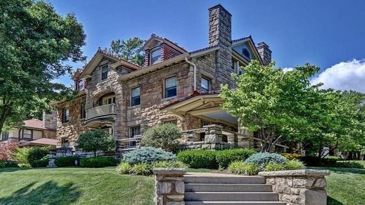 The three-story home on Gleed Terrace in Central Hyde Park will be the 2017 Symphony Designers’ Showhouse. It dates to 1908, has a limestone exterior, wrap-around porch and clay tile roof.