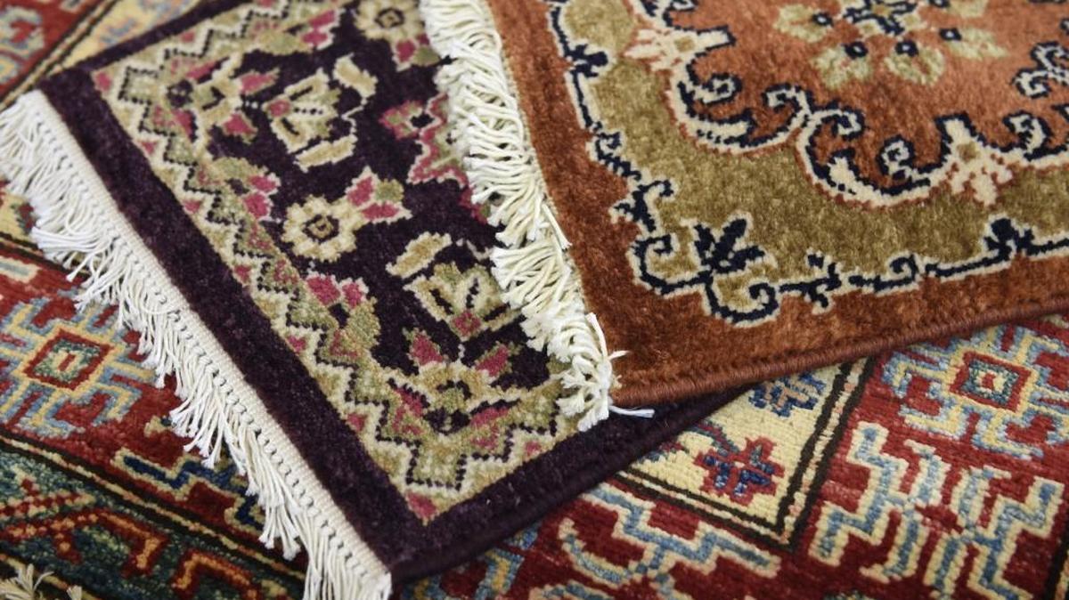
Rugs made with fair trade labor will be available at Ten Thousand Villages during its rug sale, which runs Thursday through Oct. 12.


