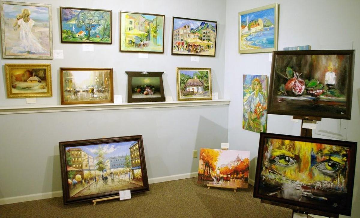 A: Most of the art is European, with international subject matter, Efim Fourman says.