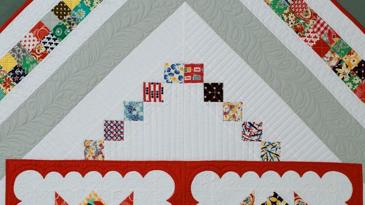 The Kansas City Star’s 2015 quilt Block 11: “Moonlight and Roses”