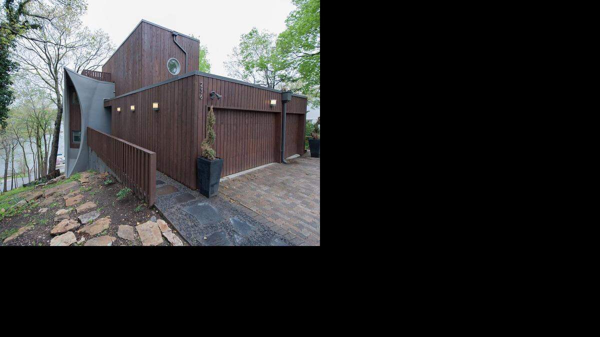 The Youngstrom house on Lake Quivira was designed by Bruce Goff in 1968. It’s one of four homes designed by him in the area and one of 75 <137>+<137>the avant-garde architect designed that still exist<137>+<137> nationwide.