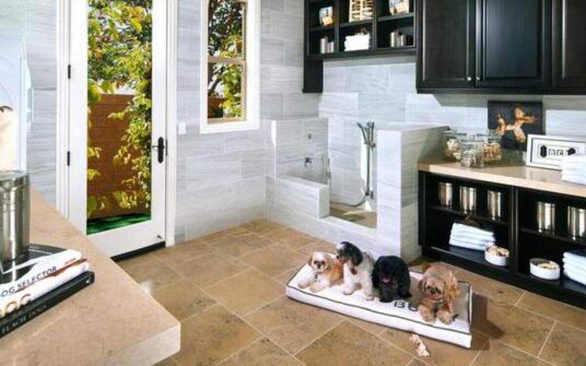 Standard Pacific Homes, of Irvine, Calif., builds houses nationwide with pet spas that include step-in wash stations, fur dryers, automated feeding stations, bunk beds and flat-screen TVs.