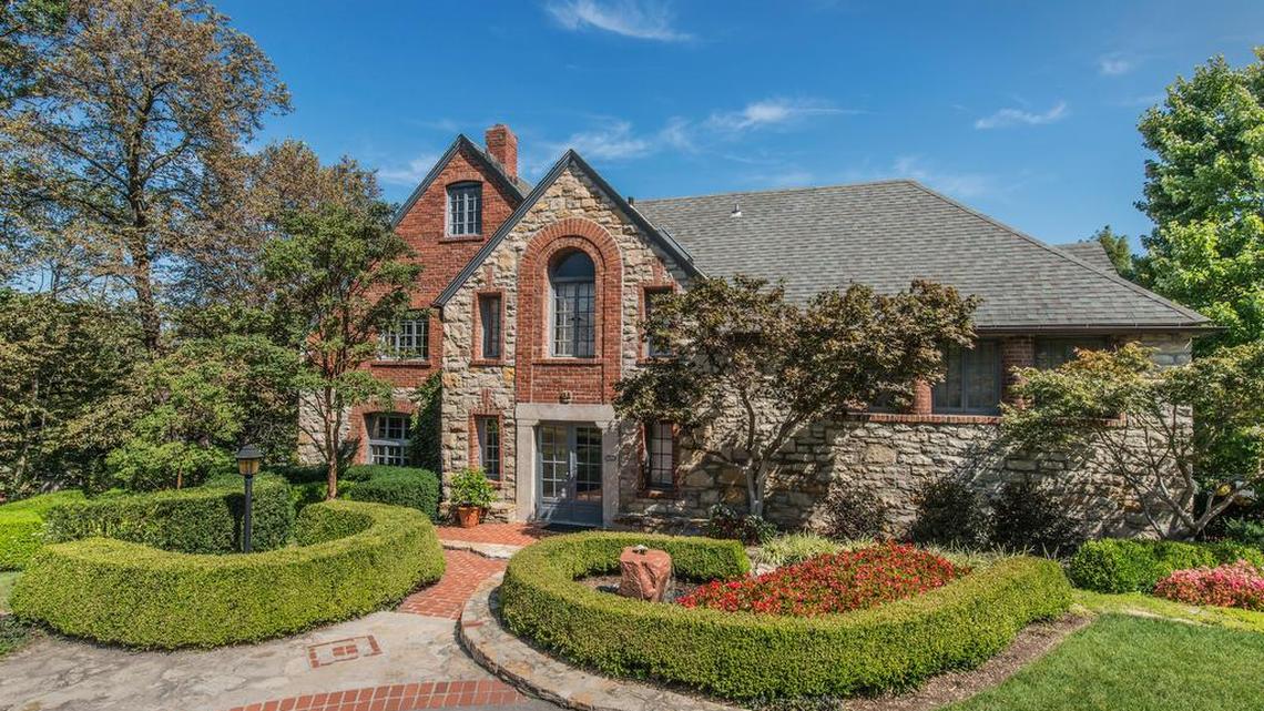 
Mary Rockwell Hook designed and built this home for herself over several years. It sits on a cul-de-sac south of the Country Club Plaza, with three other homes that the architect designed for family members. Rockwell Hook lived in the home until 1971. Much of the stone was quarried on the property and the resulting hole became an in-ground swimming pool, one of the first residential pools in the area. 
