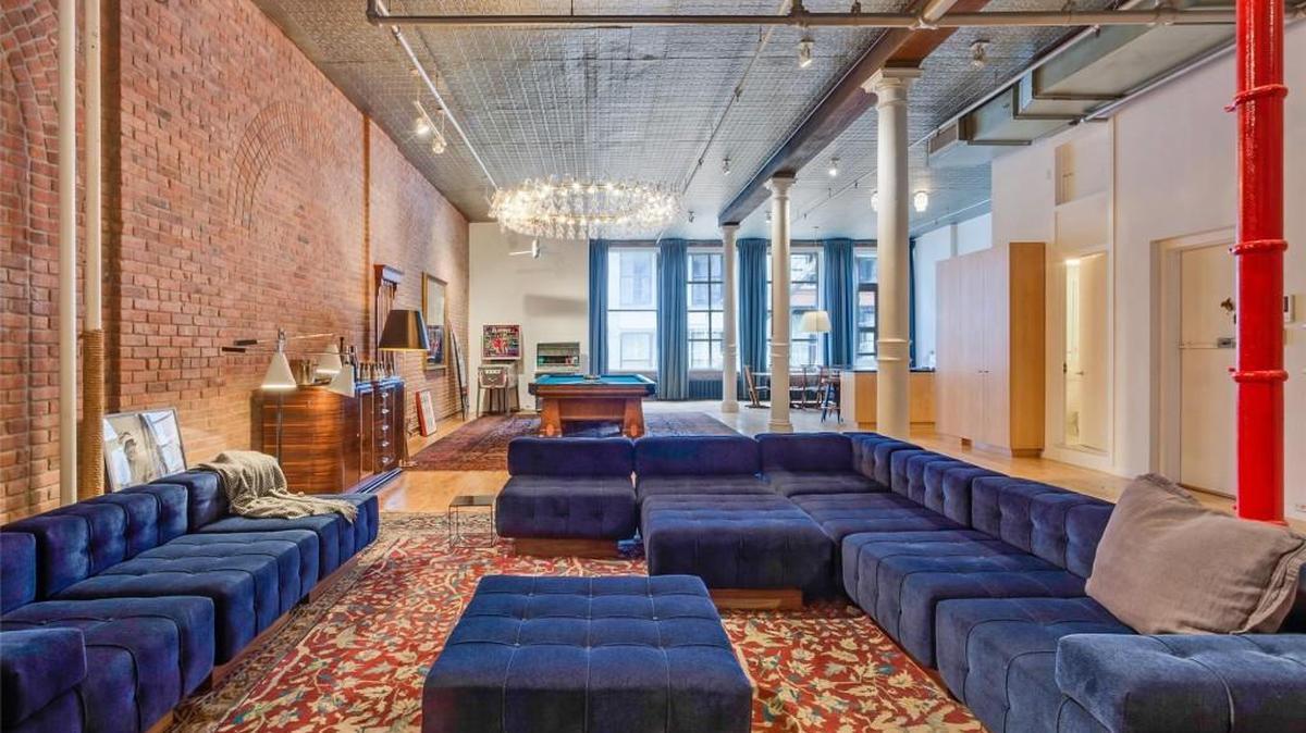 Singer Adam Levine’s SOHO loft is on the market for $5.5 million.
