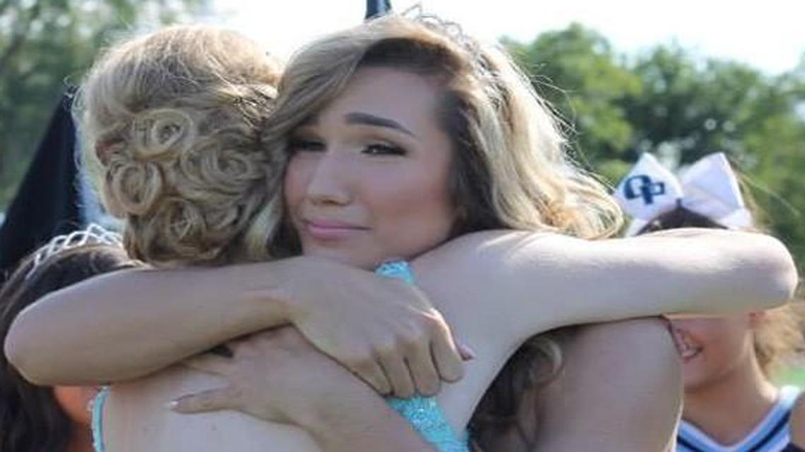 
Landon Patterson became Oak Park High School’s first transgender homecoming queen on Saturday.
