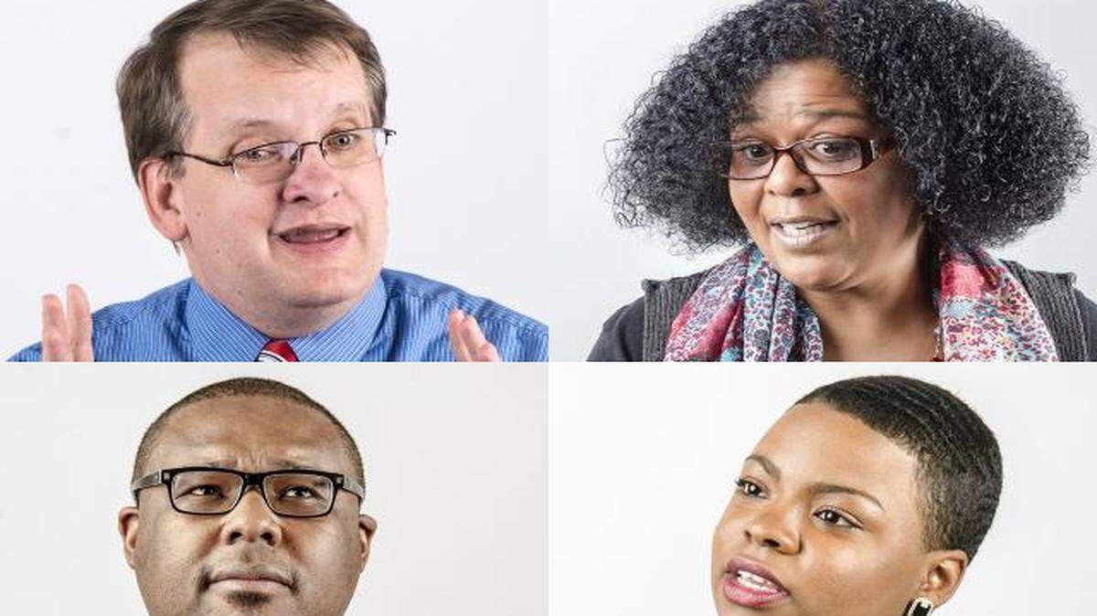 
The Rev. Chase Peeples (clockwise from top left), Lori Downing, Amber Andresia and Chris Logan talked to The Star about their thoughts on race issues.

