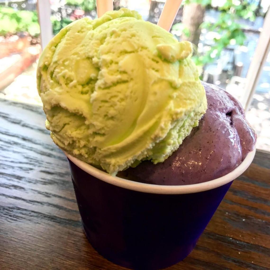 Westport Ice Cream Bakery tells its customers to “think outside the box.” The Pandan (a tropical fruit popular in Southeast Asia) and Ube (purple sweet potato) are two examples of pushing flavor boundaries.