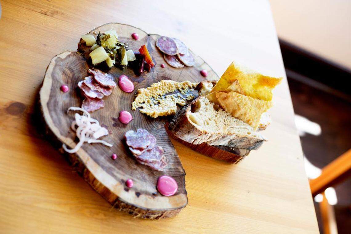 The charcuterie board at Freshwater.