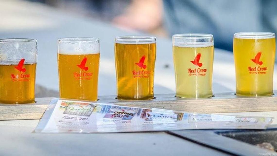 Red Crow’s beers are named after women. Isabelle is a Belgian blonde, Frances is a pale ale, Louise is an IPA and Elaine is a rye porter.