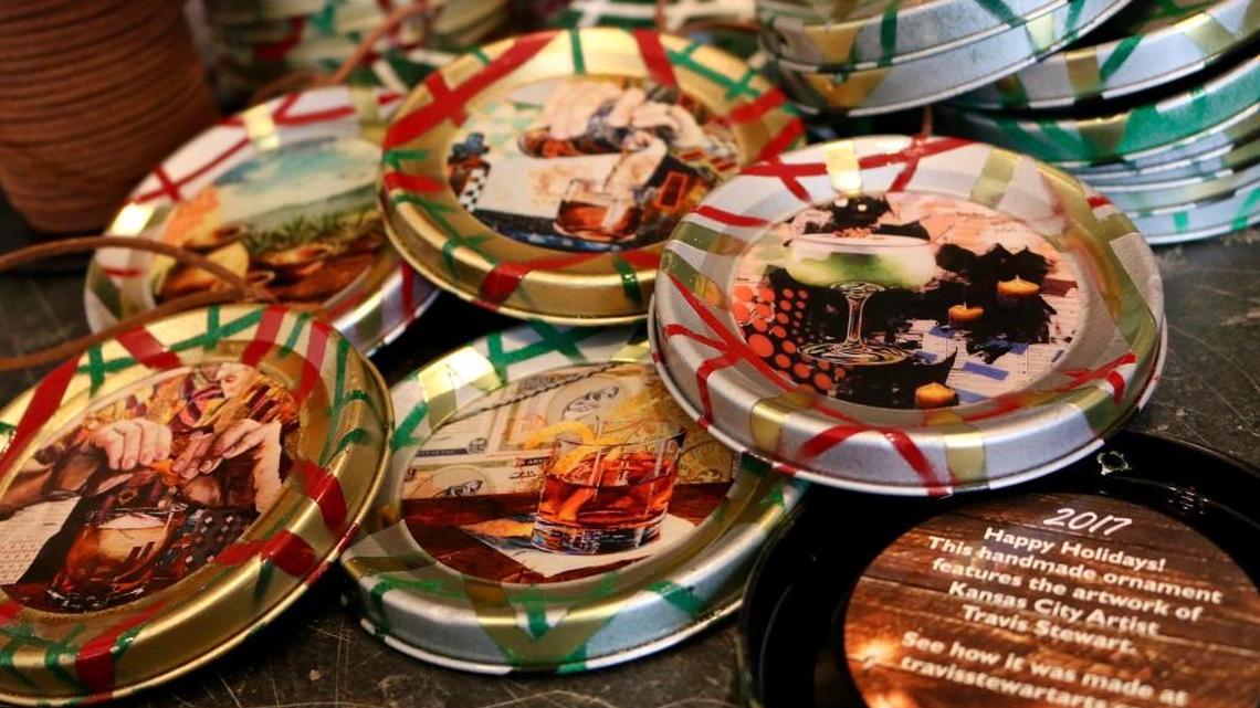 Travis Stewart Cocktail Ornaments ($20 each or three for $50) — Artist and bartender Travis Stewart’s collectable ornaments feature prints of his original cocktail-themed artwork centered on reclaimed tin lids from sherry canisters and protected by a layer of UV-resistant resin. A portion of the proceeds benefit Big Brothers Big Sisters of Kansas City. www.travisstewartarts.com