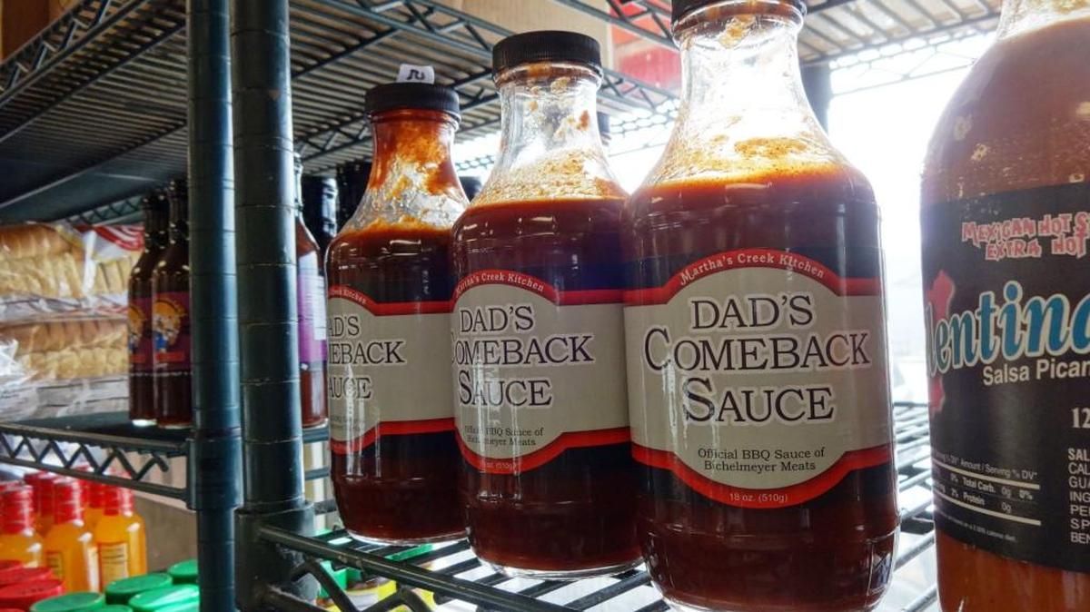 Don’t forget the sauce at Bichelmeyer Meats.