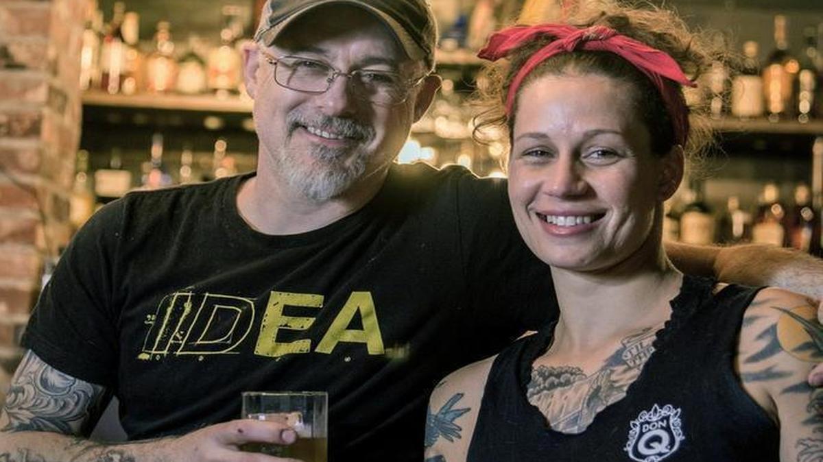 Swordfish Tom’s owner Jill Cockson built out much of the speakeasy herself with the help of her fiancé, Jake Balcom.