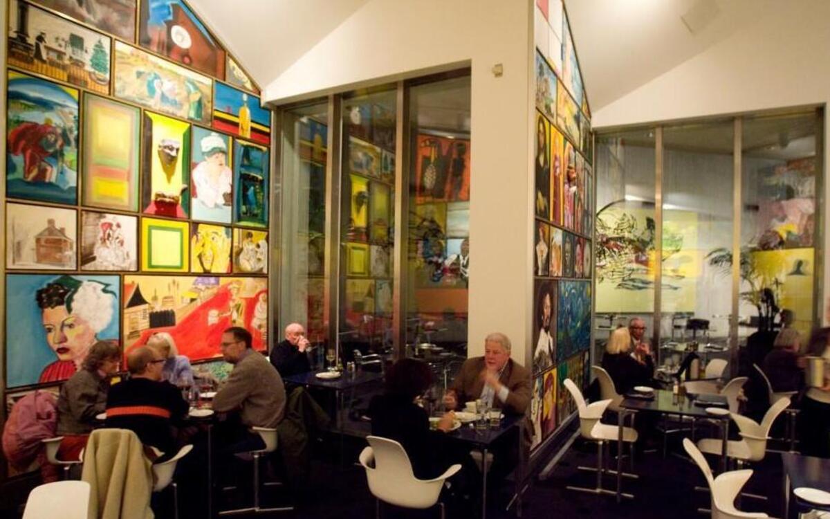 Cafe Sebastienne in the Kemper Museum of Contemporary Art.