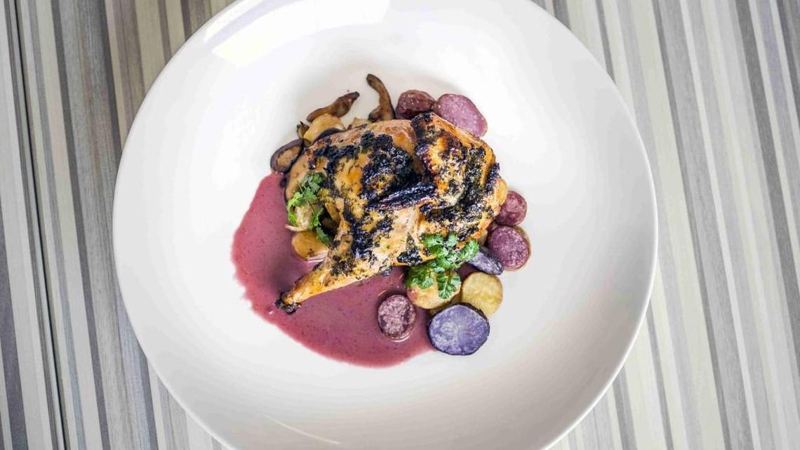 Kauffman Dining Experience Pan-roasted Cornish game hen