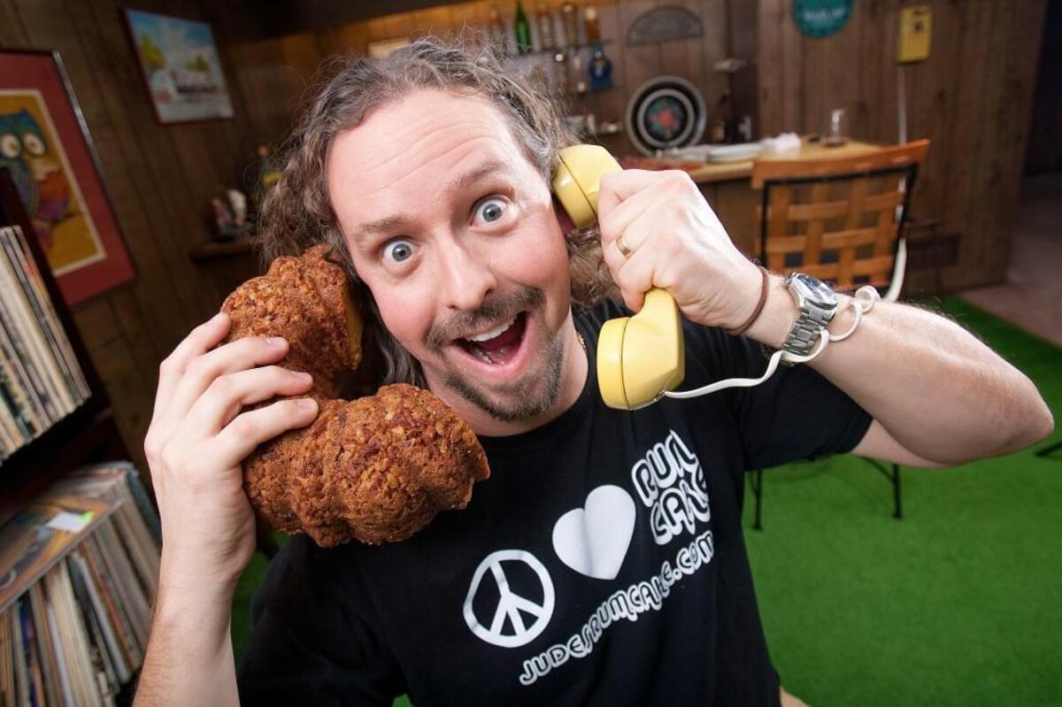Craig Adcock is preparing to make 40,000 rum cakes this year.