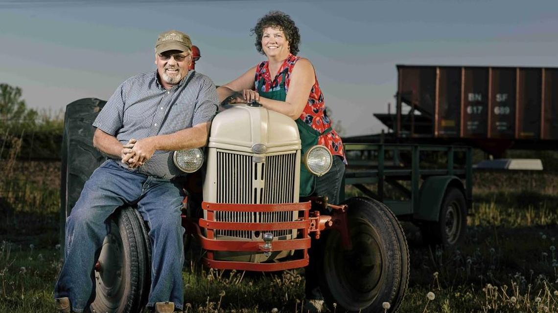 Karen and John Pendleton sell thousands of pounds of asparagus.