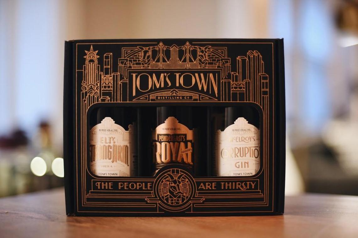 Tom’s Town Sampler ($55 for three 200 milliliter samplers) — Tom’s Town Distilling Co.’s gleaming seasonal sampler includes Corruption Gin, Royal Gold Bourbon and StrongArm Vodka, making it perfect when you don’t know exactly which is the recipient’s favorite spirit. Available at the distillery and area retailers. www.toms-town.com