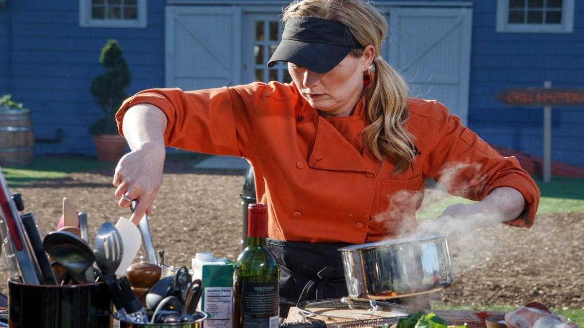 Megan Day said competing on Food Network’s “Chopped Grill Masters” was challenging because “you have no clue what’s in the basket.”