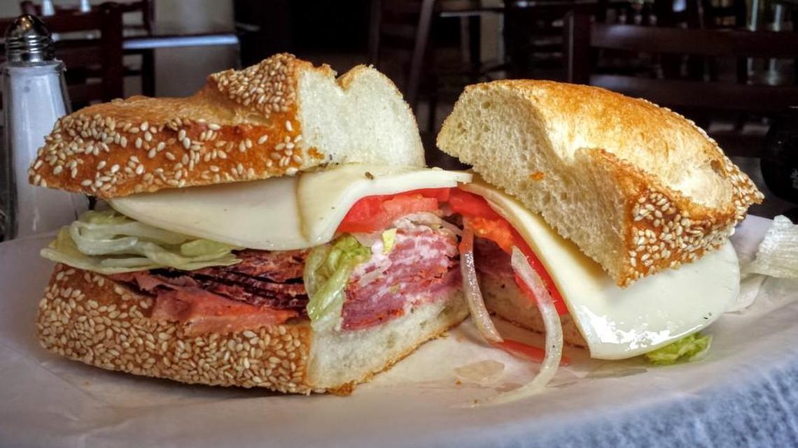 The Capacola Hero at Marco Polo’s Italian Market is a perfect blend of crusty bread and savory meat topped with lettuce, onion, tomatoes, Provolone and Italian dressing.