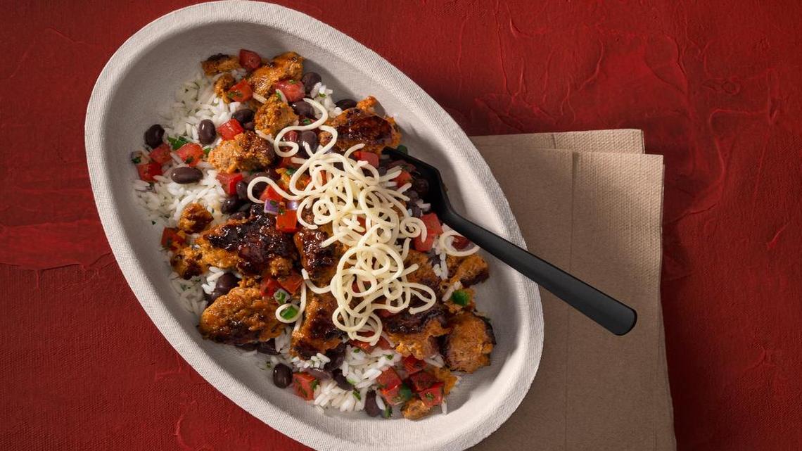 
Chipotle’s new chorizo is getting a test run in Kansas City. 
