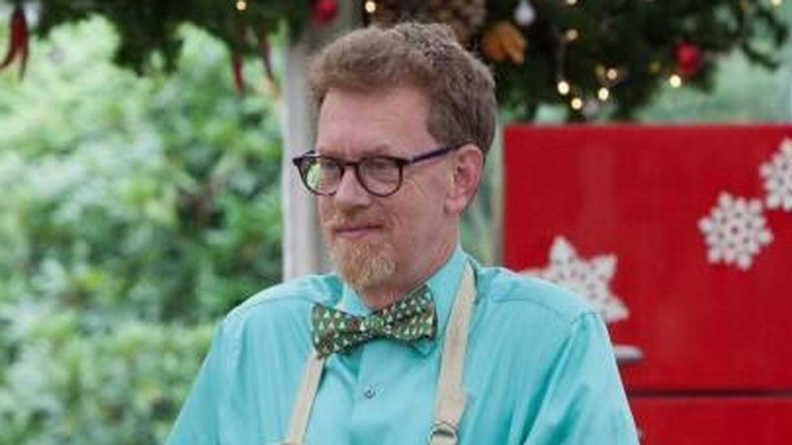 Bow-tie-wearing JC Gregg of Kansas City spent 28 days in London to compete on ABC’s “The Great American Baking Show,” which premieres at 8 p.m. Thursday.