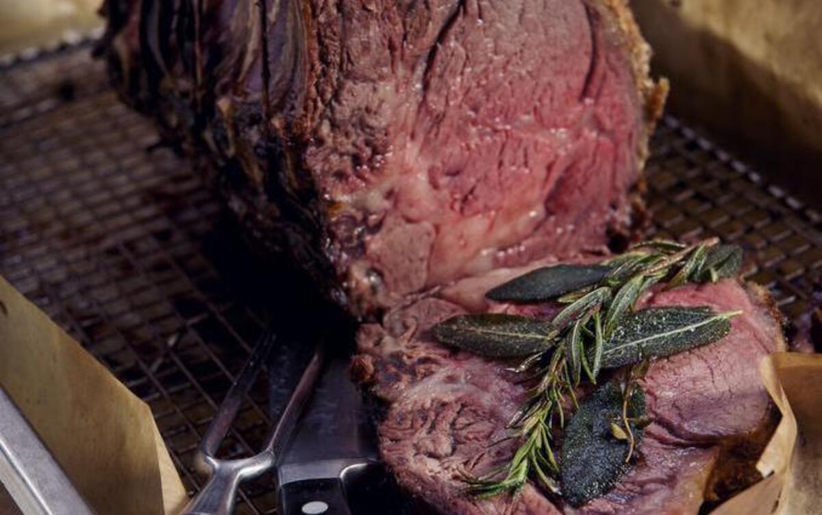 Horseradish Beef with Honey Roasted Parsnips