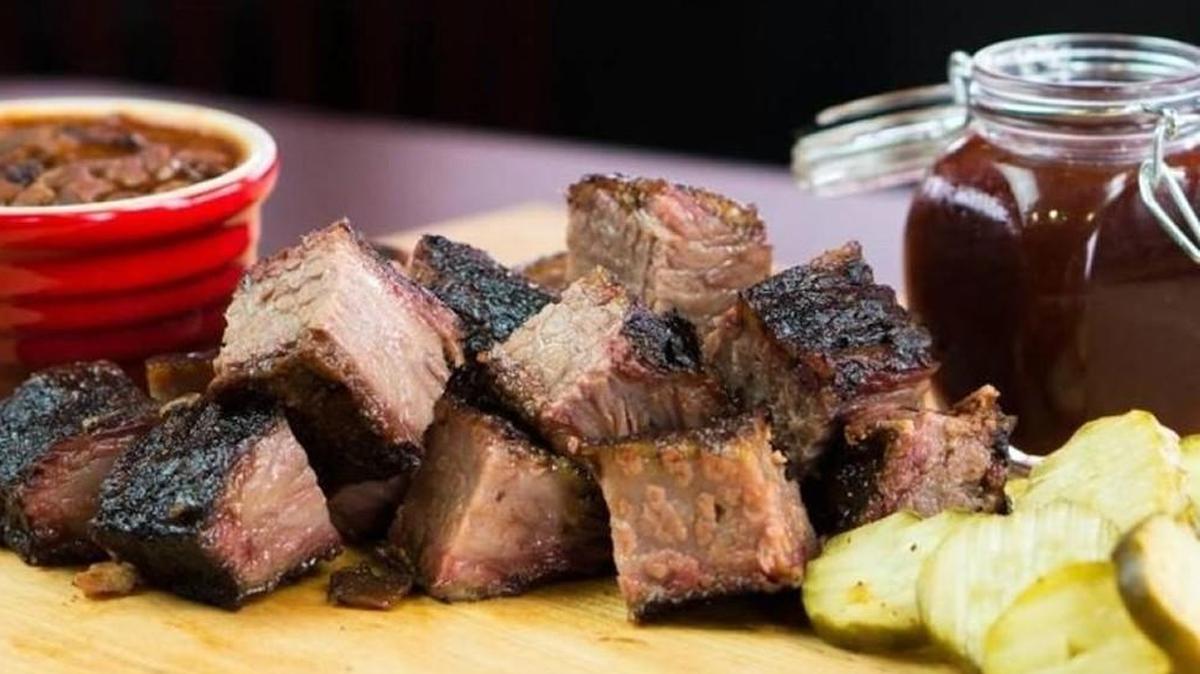 Plowboys BBQ’s burnt ends.