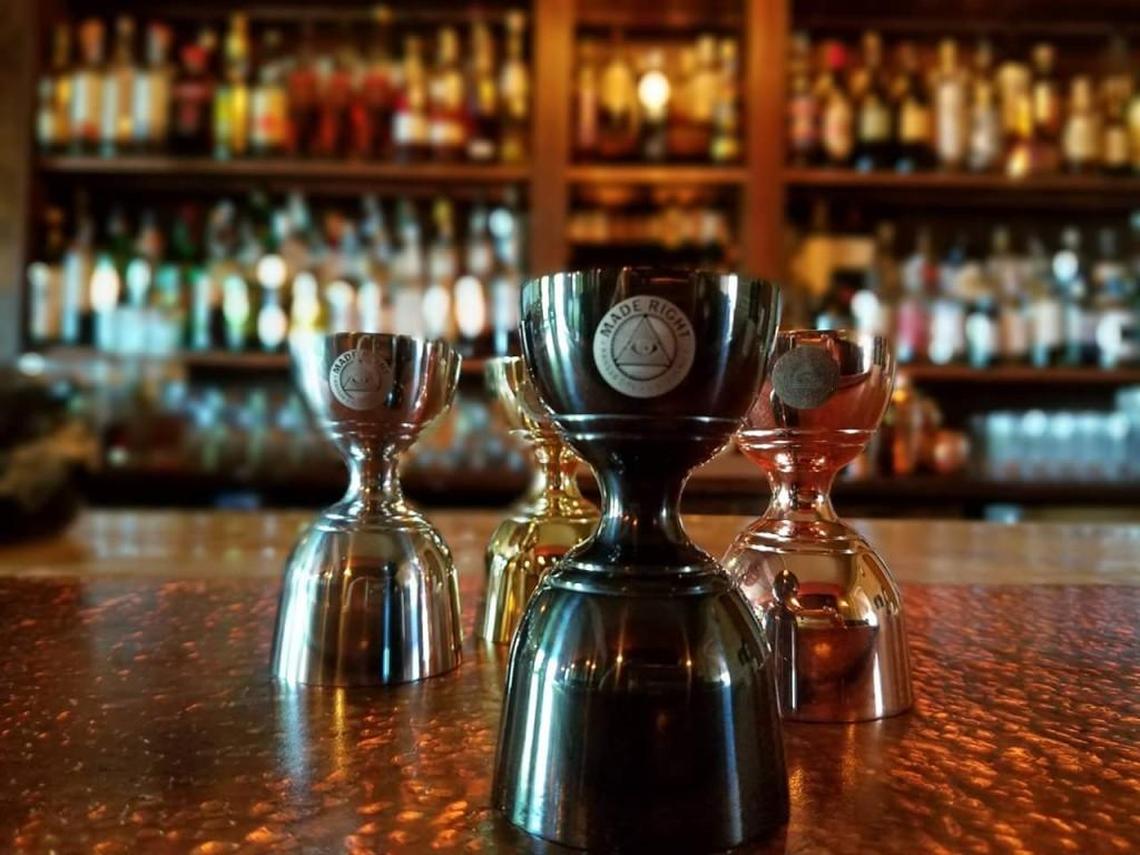 MadeRight Jiggers (stainless steel finish $18; copper, black and gold finish $22) — Mike Strohm of The W in Lees Summit designed these sleek and durable jiggers to withstand the rigors of the professional trade, but they also make a stylish addition to any home bar. Available at Libations & Company (www.givedrink.com). www.facebook.com/MadeRightTools/