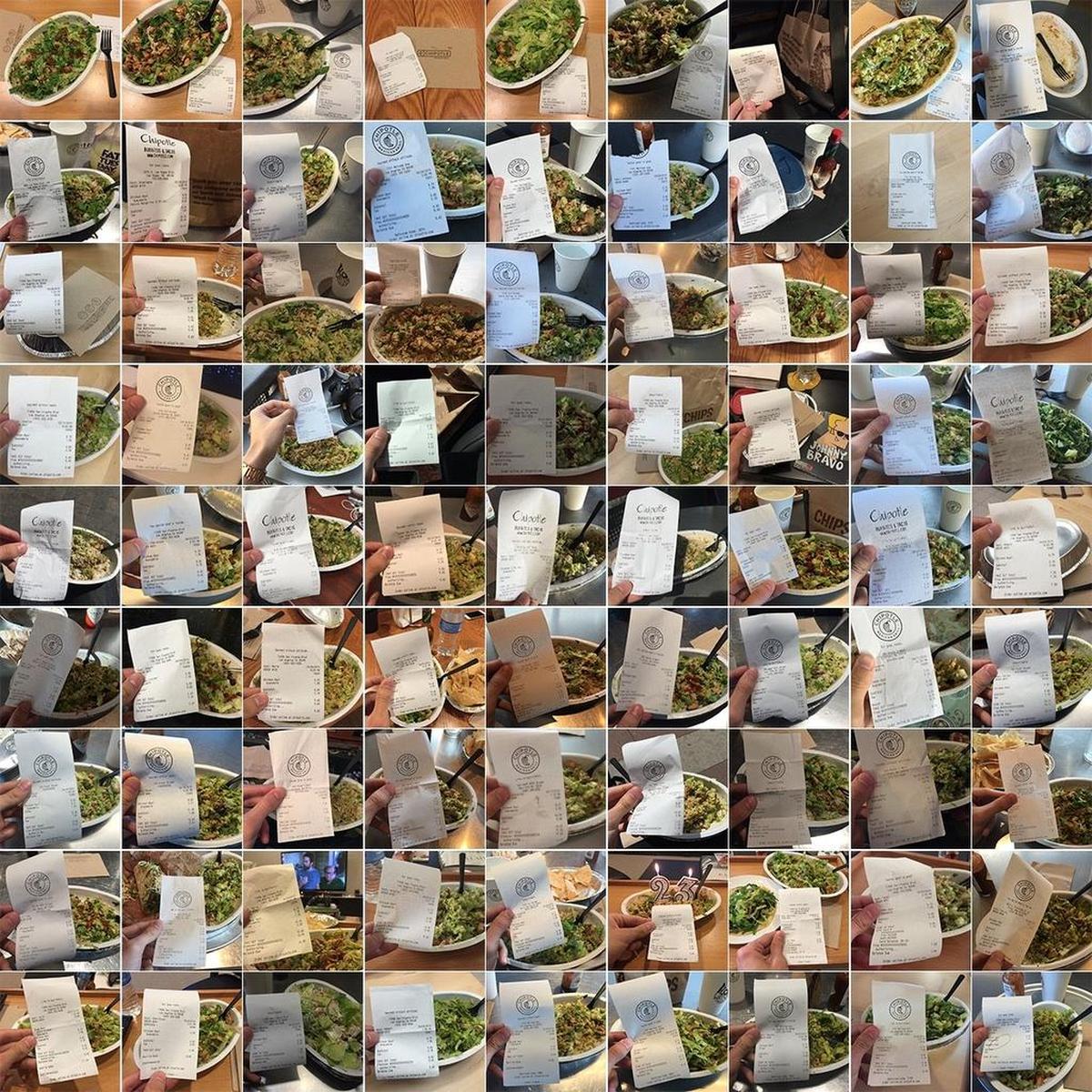 Andrew Hawryluk, a 23-year-old animator from Los Angeles, has eaten Chipotle for 153 days straight.