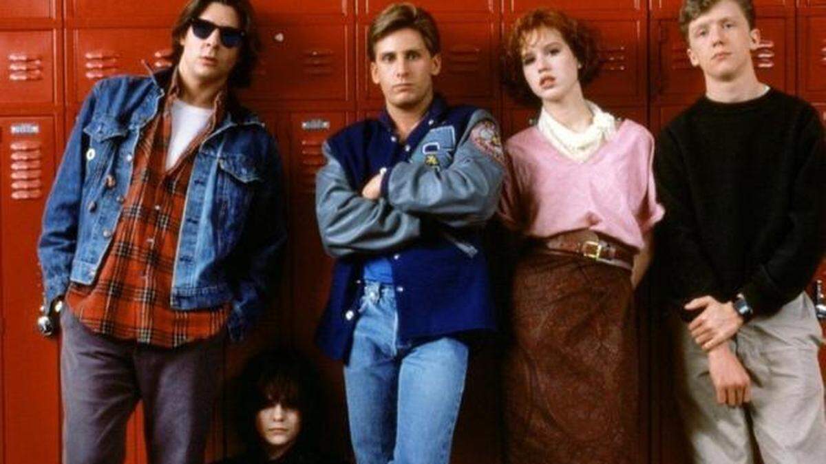 The Breakfast Club (from left): Bender the bad boy (Judd Nelson), Allison the recluse (Ally Sheedy), Andrew the jock (Emilio Estevez), Claire the teen queen (Molly Ringwald) and Brian the brain (Anthony Michael Hall).