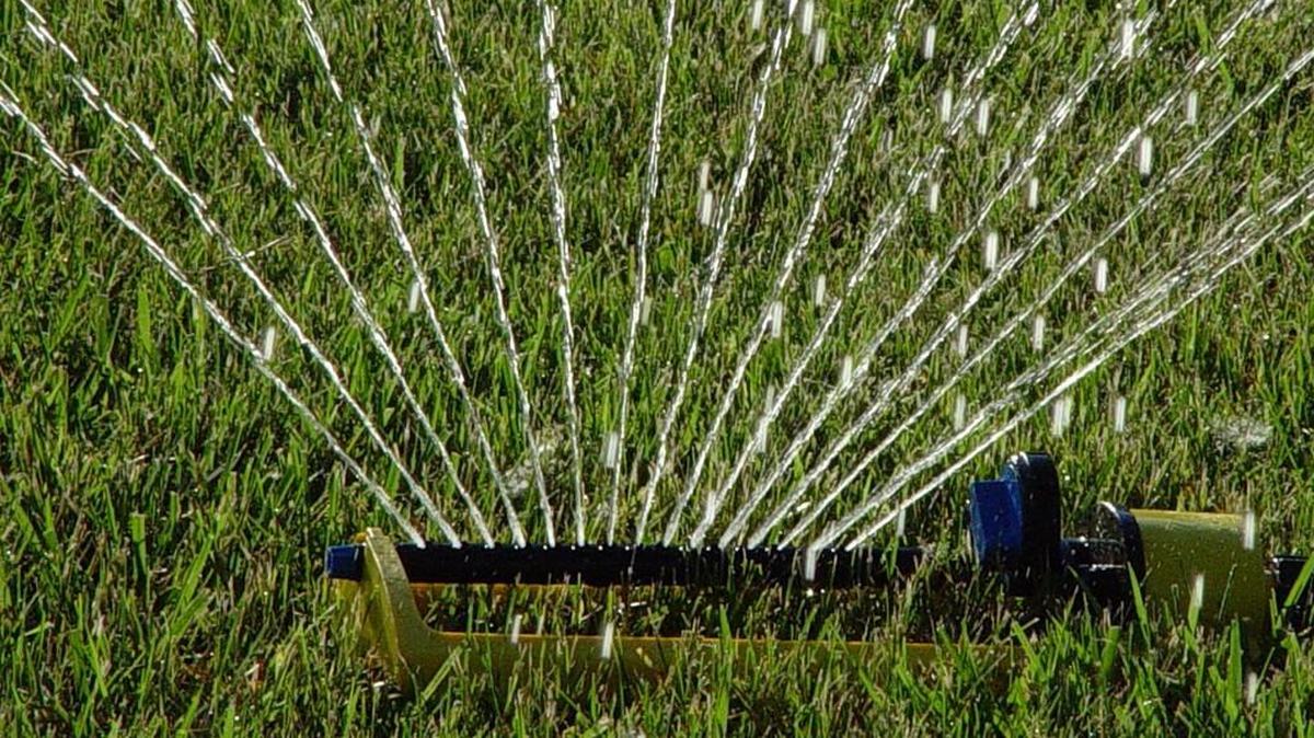 Different types of sprinklers have different flow rates of water. To determine your sprinkler’s flow rate, measure the output with a rain gauge or straight-sided can.