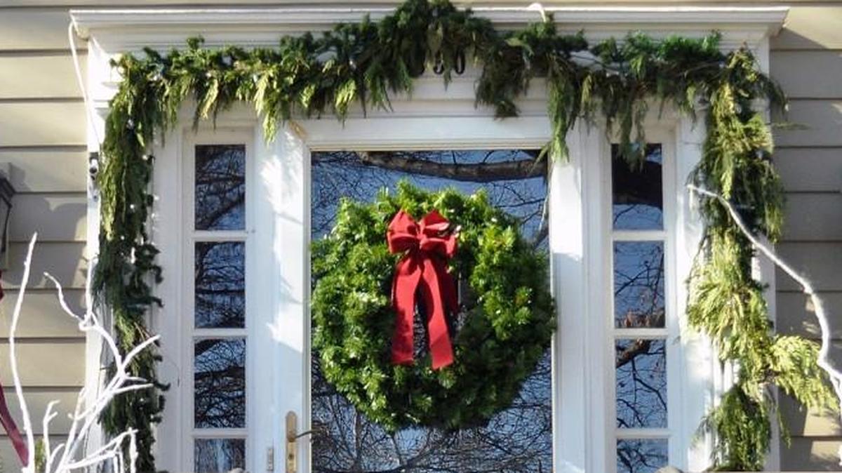 Evergreens are a tried-and-true holiday decor.