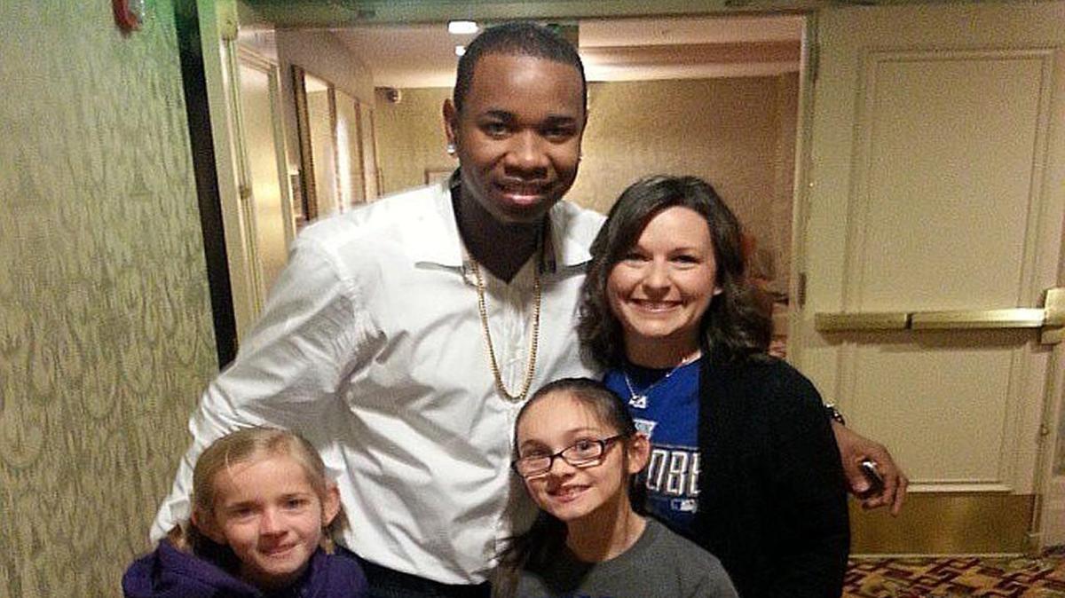 The kids and I ran into Yordano Ventura at Fan Fest last year. Very polite, nice young man, and he made our day by taking the time to take a picture with us!