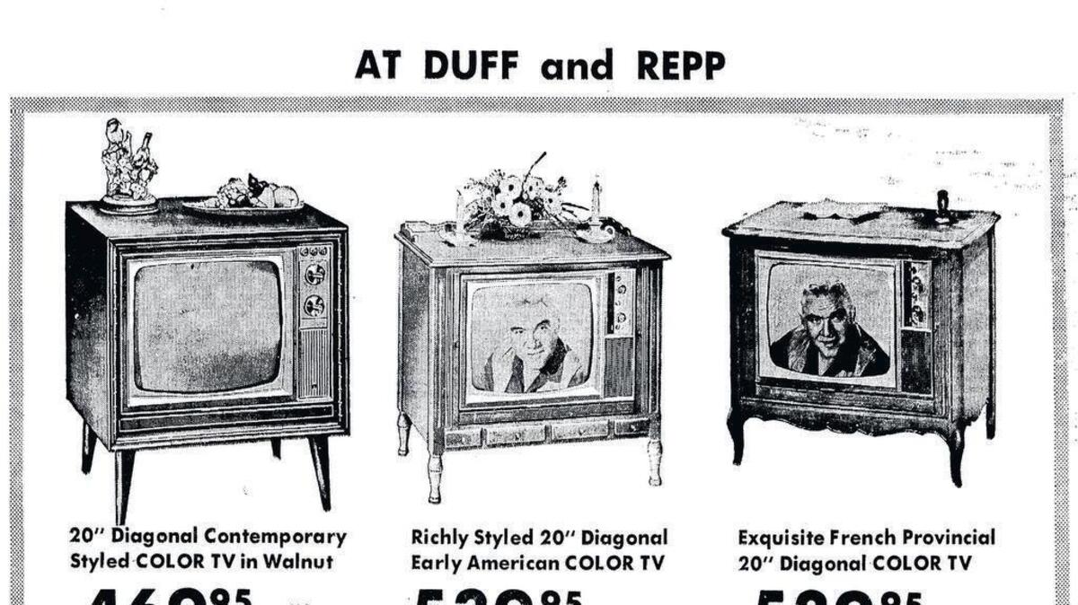New Zenith color televisions started at only $469.95 in 1967.