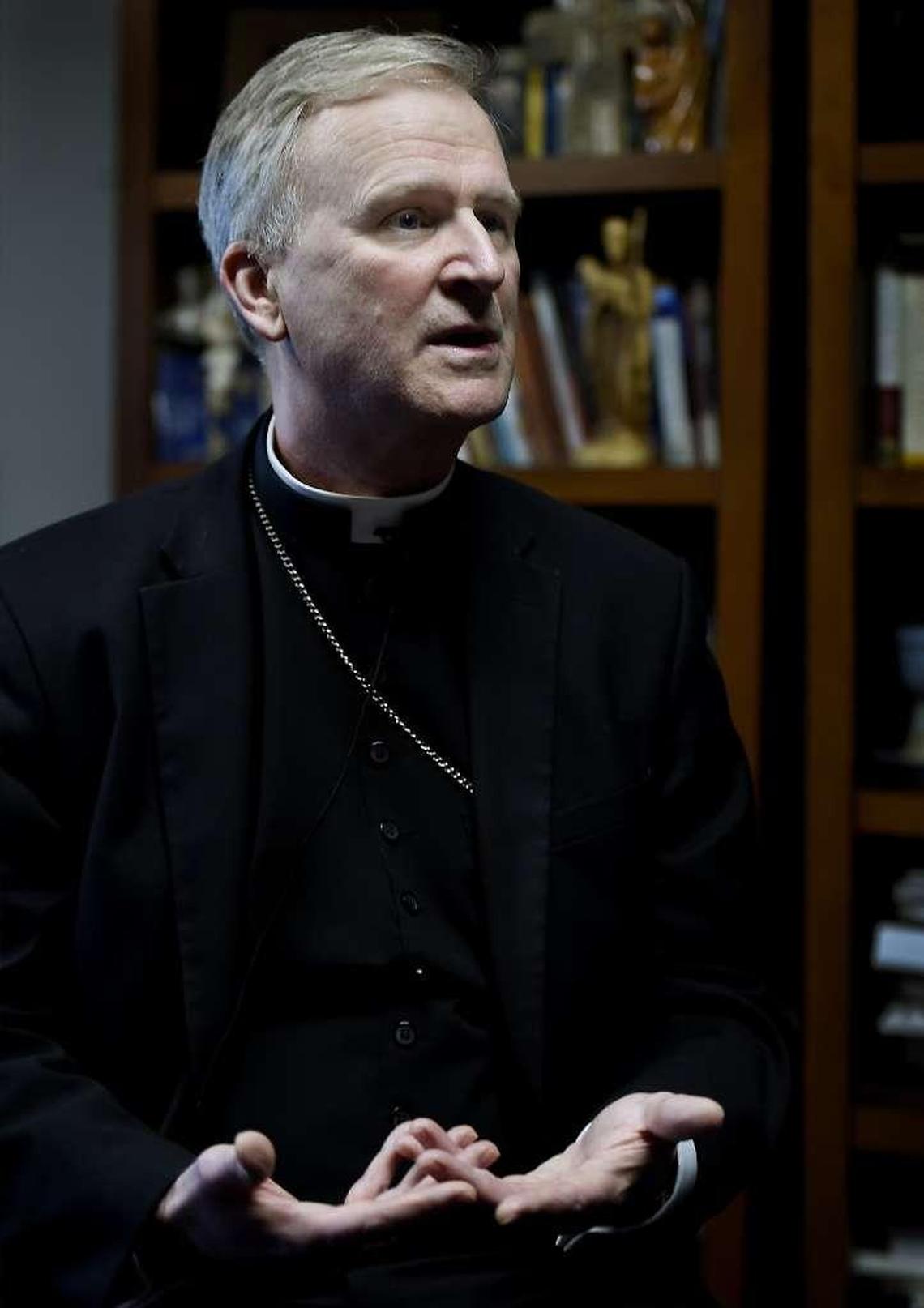 Bishop James V. Johnston Jr. of the Catholic Diocese of Kansas City-St. Joseph