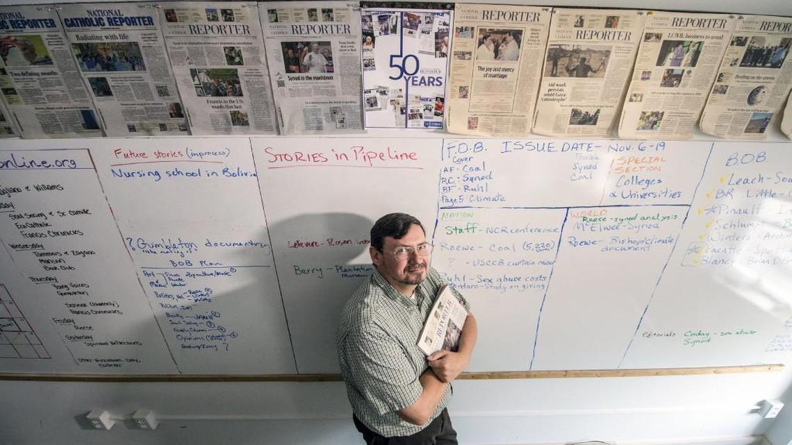 Dennis Coday, who is editor of the National Catholic Reporter, says working on stories of sex abuse by clergy has been heart-wrenching. “You want to keep a professional distance, but it really pulls on you.”