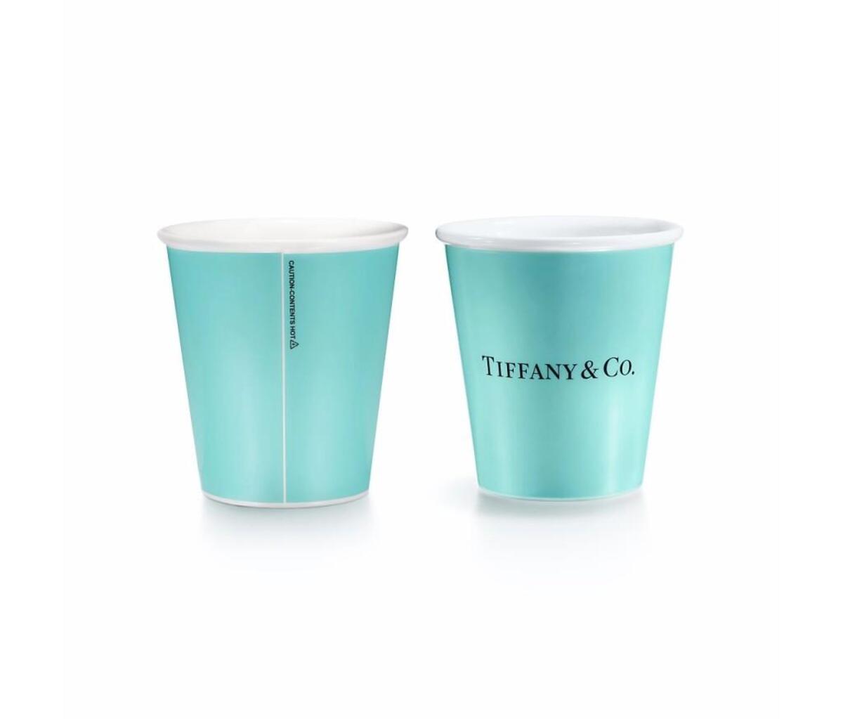 Take a hike, red Solo cups. We’ll use these bone china cups from Tiffany’s.