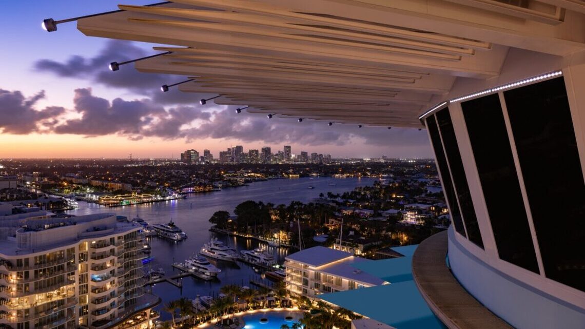 This newly revamped Florida hotel has a rooftop lounge that literally spins