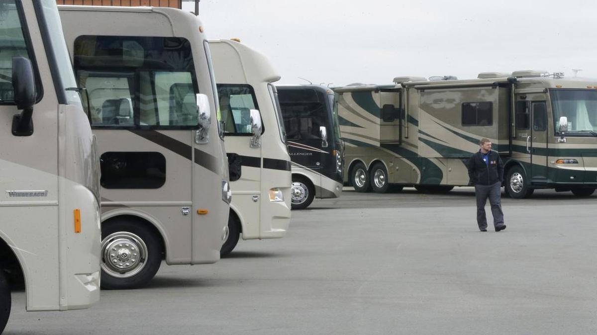 Cheap gasoline and a healthier economy have helped spark the largest rebound in RV sales since the Reagan administration.